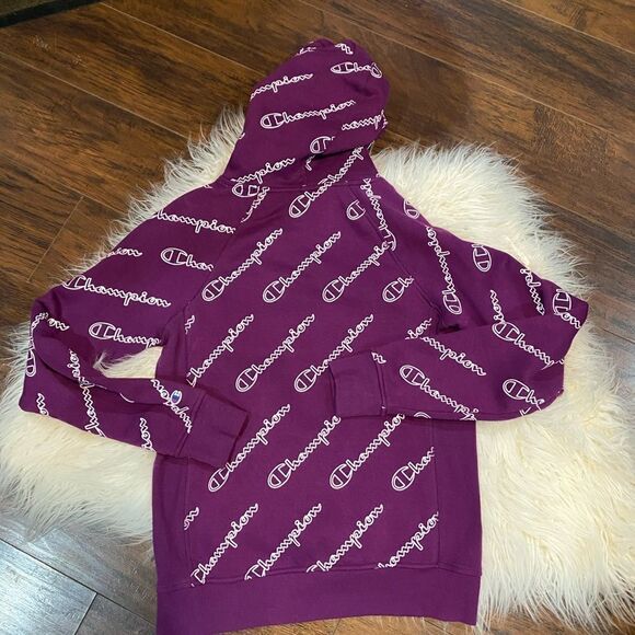 Champion purple sweatshirt Fleece Lined Purple - Picture 3 of 6